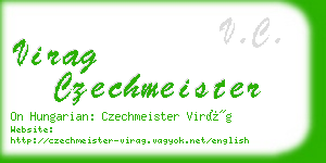 virag czechmeister business card